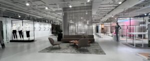 Stort og flot showroom